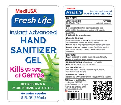 236 mL Mediusa Hand Sanitizer (88hand Sanitizer 2  8oz 236ml 22042020 01)